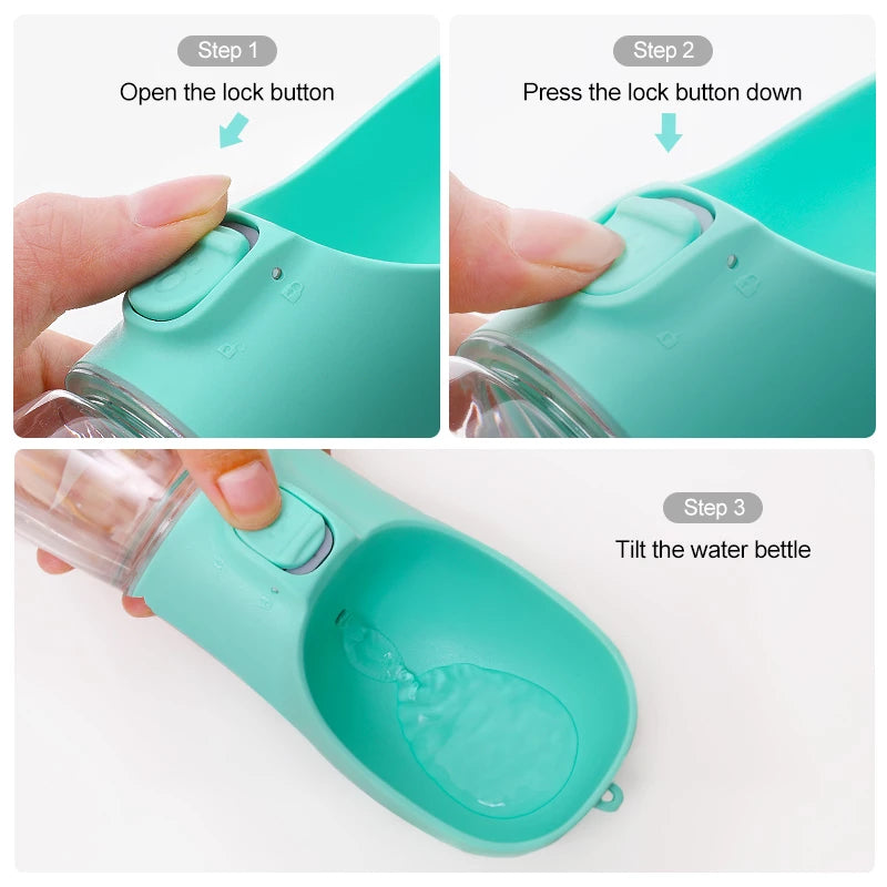 Portable Dog Water Bottle Dispenser